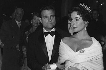 Actress Elizabeth Taylor at cannes film fest 1950