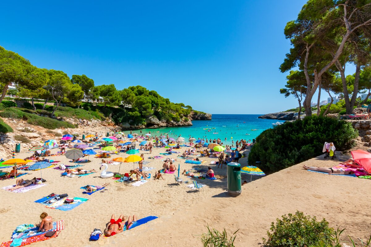 Esmeralda beach in Cala D'Or
