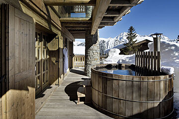 Les Sorbiers Chalet, Courchevel 1850 jacuzzi