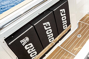 The word fjord that is on a boat