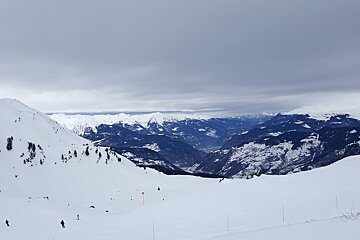 Turbulent weather crashes through The Three Valleys