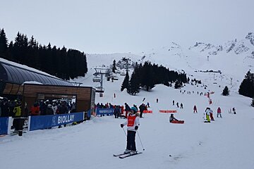 Turbulent weather crashes through The Three Valleys