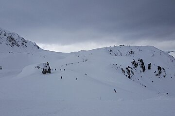 Turbulent weather crashes through The Three Valleys