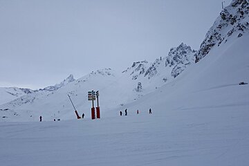 Turbulent weather crashes through The Three Valleys