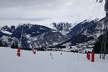 Turbulent weather crashes through The Three Valleys