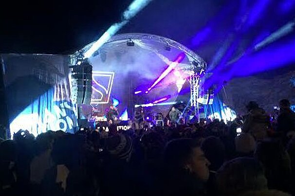 dizzee rascal on stage