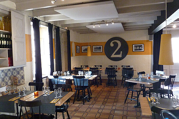 Bistrot 2 Restaurant, Monpazier interior