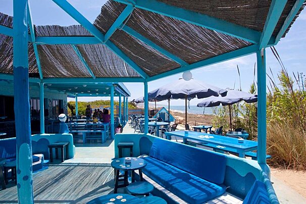 Blue Bar Restaurant & Bar, Formentera restaurant terrasse