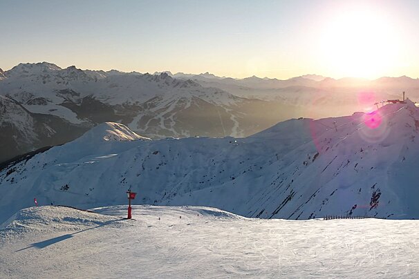 Great January Snow Conditions, La Plagne Region