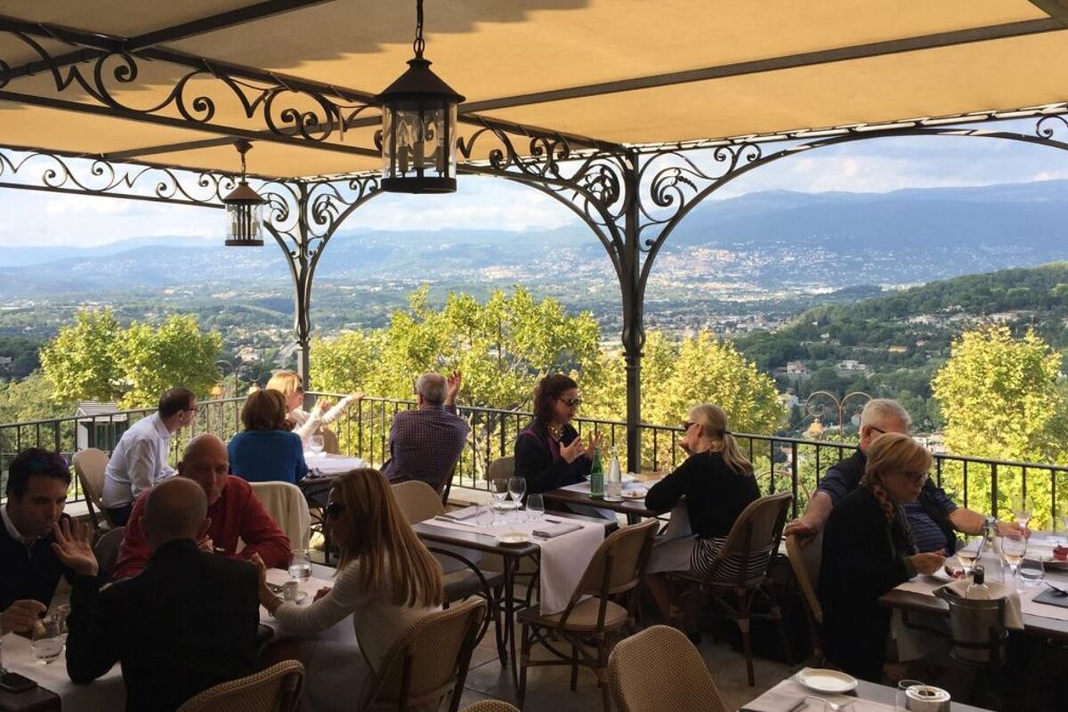 L'Amandier de Mougins Restaurant, Mougins restaurant terrasse