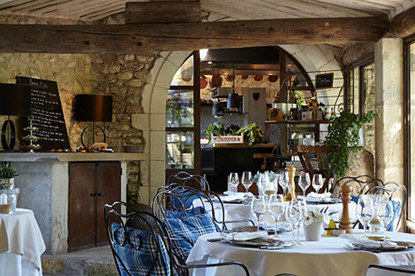 La Bastide de Marie Restaurant, Menerbes interior