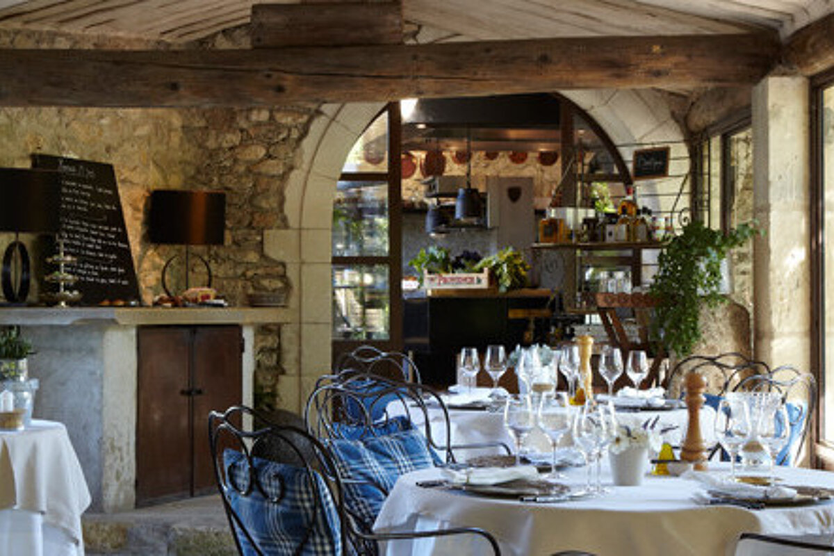 La Bastide de Marie Restaurant, Menerbes interior