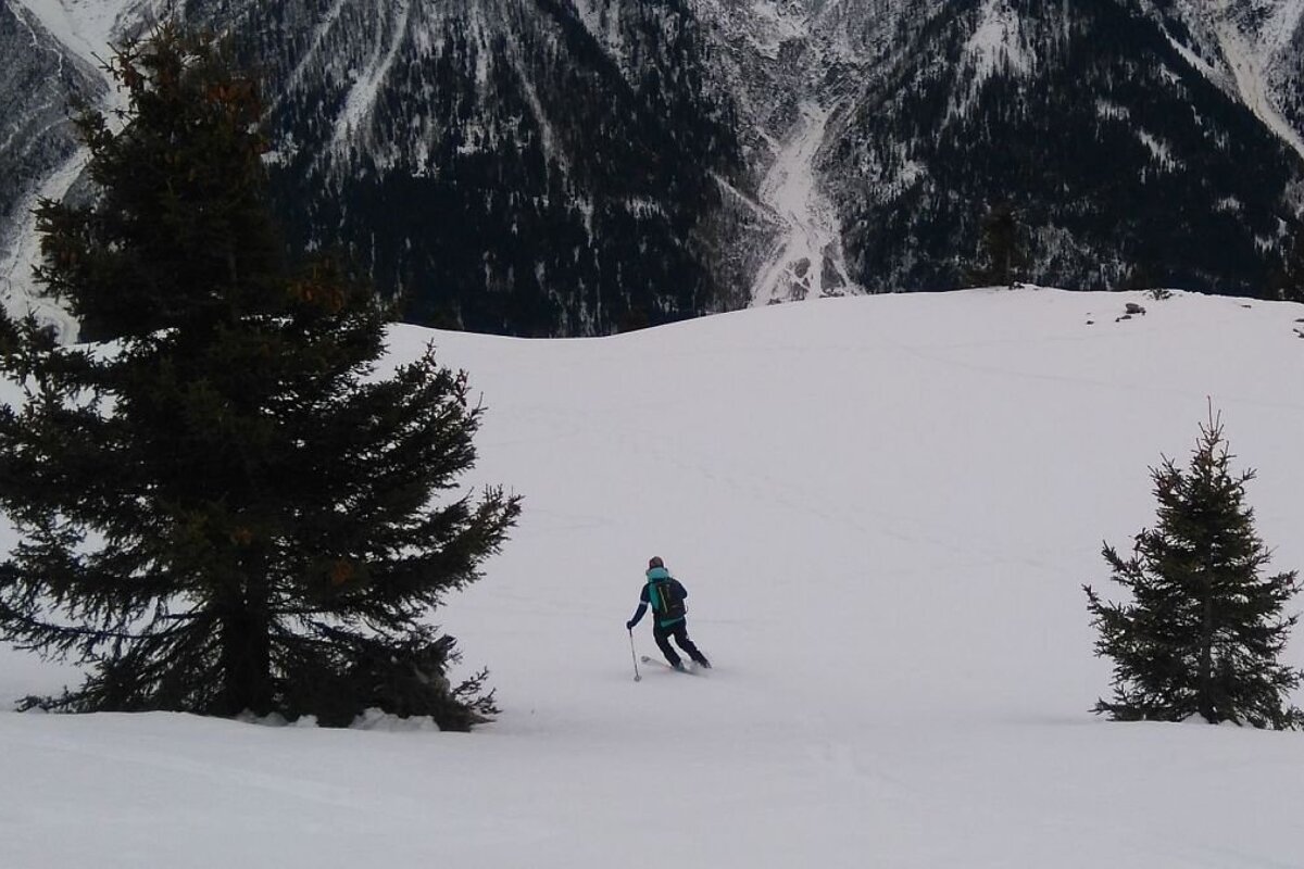 Ski touring in Les Houches