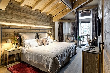 La Sivoliere Hotel, Courchevel double bedroom