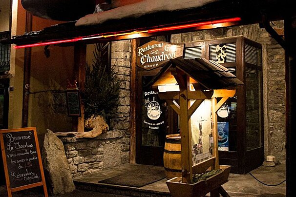 Le Chaudron Restaurant, Chamonix exterior