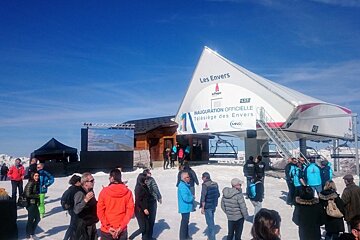 official opening of a ski lift