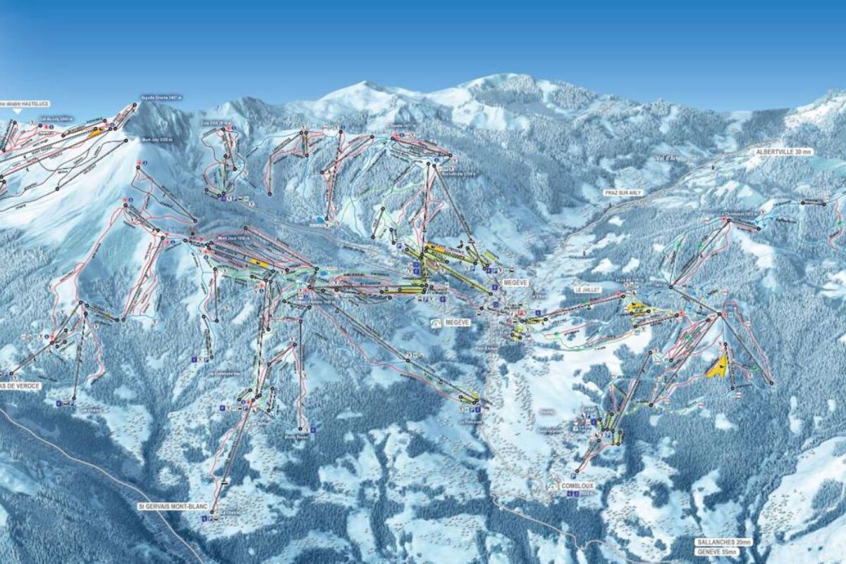a ski map for a new part of the MBU ski area