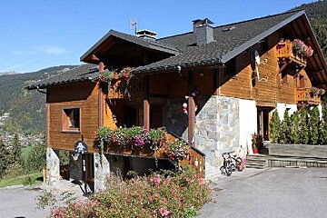 a large chalet above Morzine