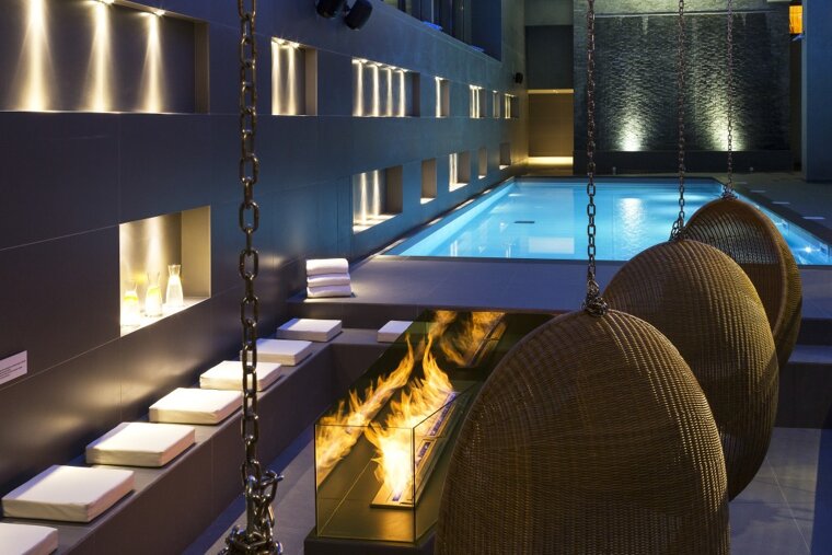 L'Heliopic Sweet & Spa Hotel, Chamonix indoor swimming pool