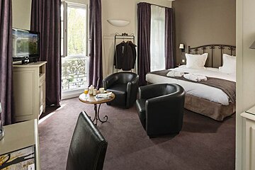 L'Horloge Hotel, Avignon double bedroom