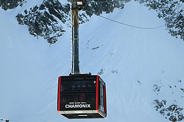 cable car Aiguille du midi