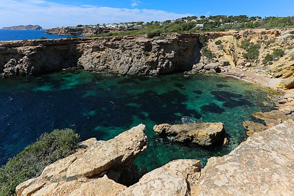 beach of Cala Llentia ibiza