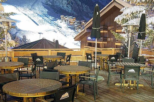 Le Cafe del Mott Restaurant & Bar, Mottaret terrace