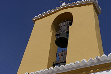 Church bell tower Santa Gertrudis