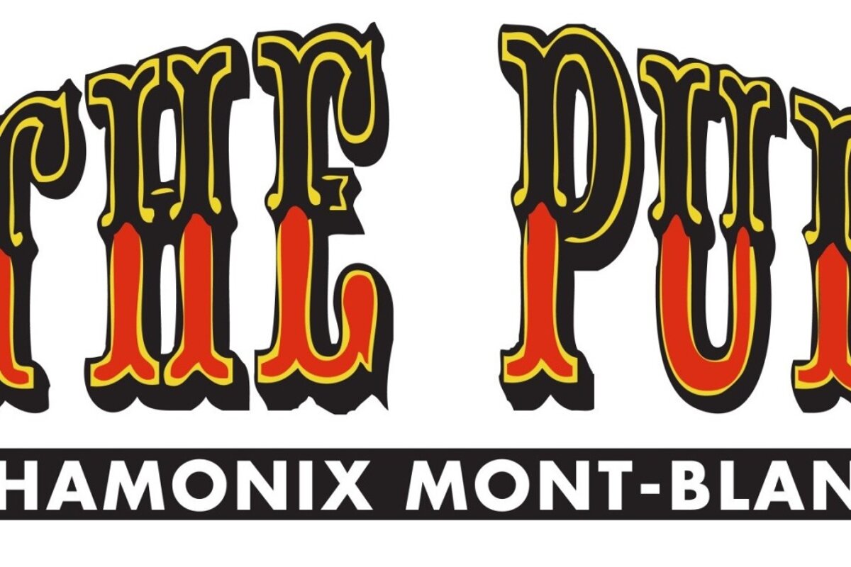 a sign for a bar in chamonix