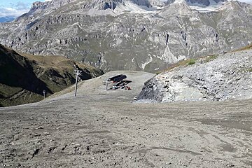 a piste re-shaped in time for winter