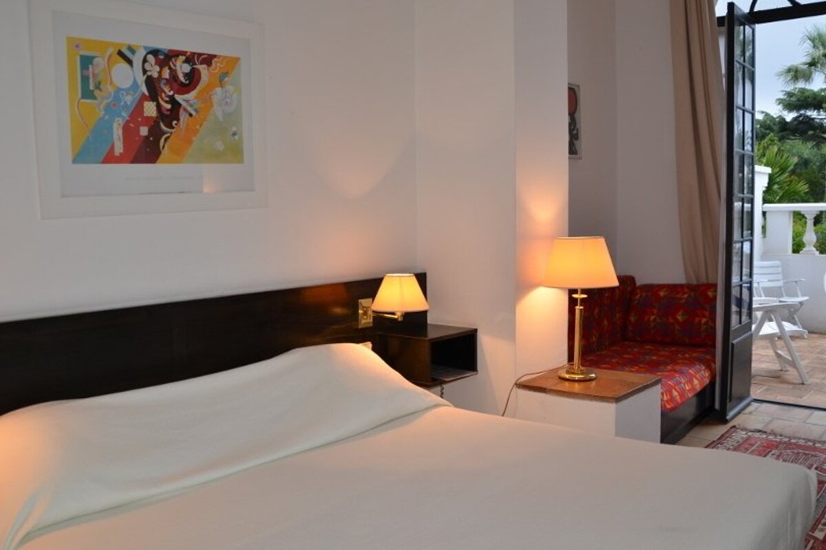 Hotel des Mimosas, Juan les Pins double bedroom