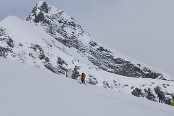 a skier off piste