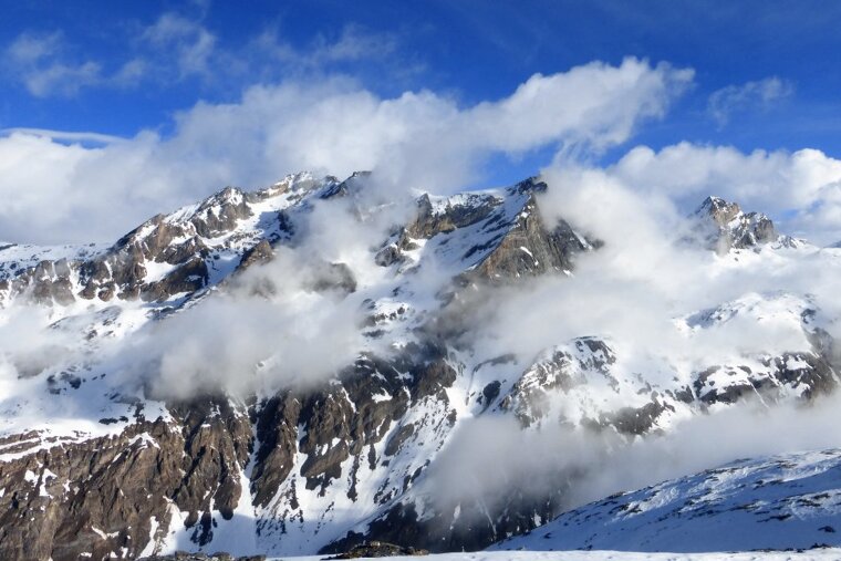 Winter returns to Val d'Isere after settled period