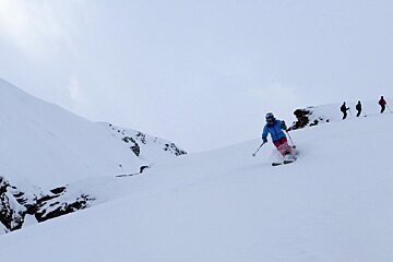 Winter returns to Val d'Isere after settled period