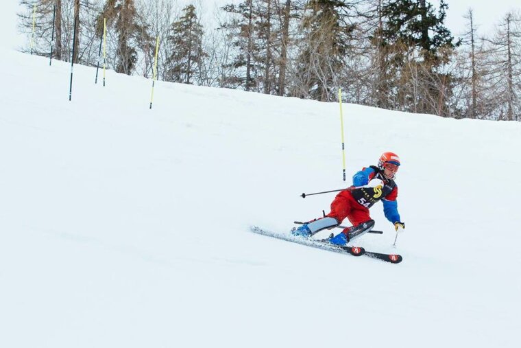 a slalom racer