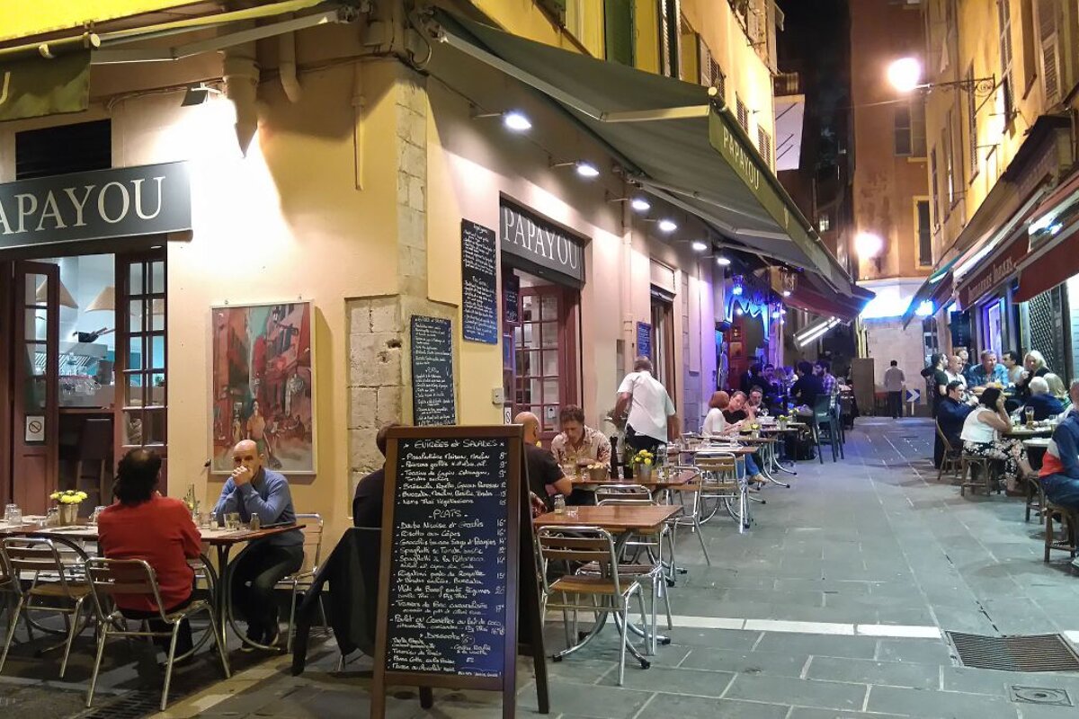 Papayou Restaurant, Vieux Nice exterior