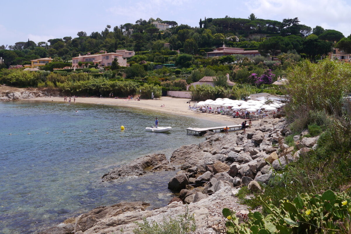 a cove close to st tropez