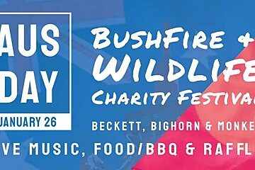 Australia Day Bushfire & Wildlife Charity Festival in Chamonix Sud