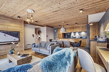 Emilou Apartment, Val d'Isere - Centre living-room