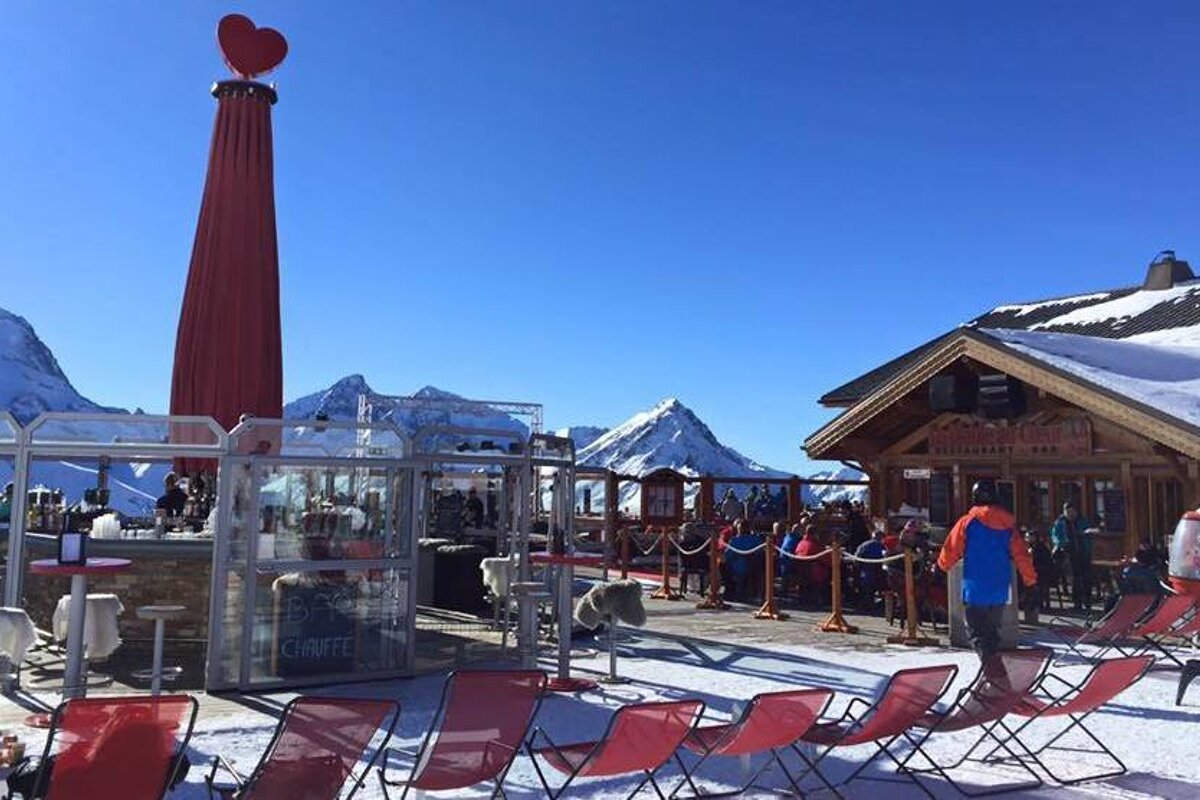 Le Diable au Coeur Restaurant, Les Deux Alpes restaurant terrasse