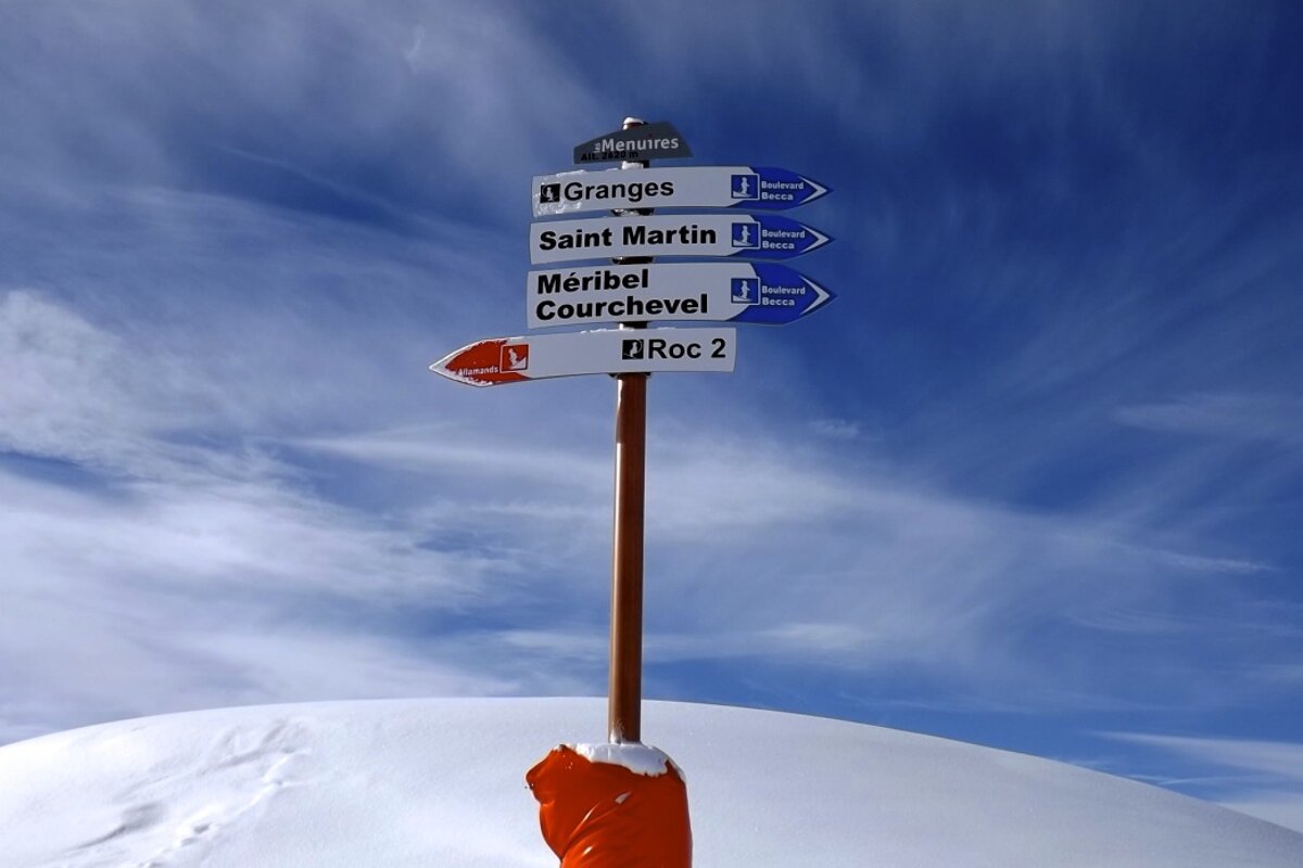 Route 8 - The Three Valleys Blue Runs Circuit