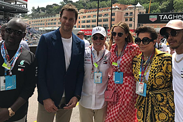 Star-studded F1 Monaco Grand Prix 2018