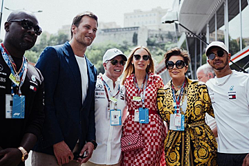 Star-studded F1 Monaco Grand Prix 2018