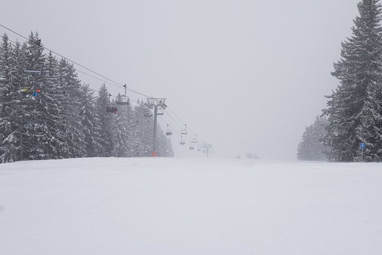 Winter has well and truly returned to Morzine