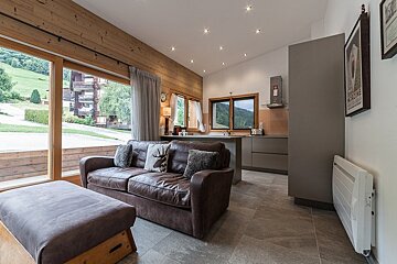 Florimont No.6 Apartment, Morzine living-room