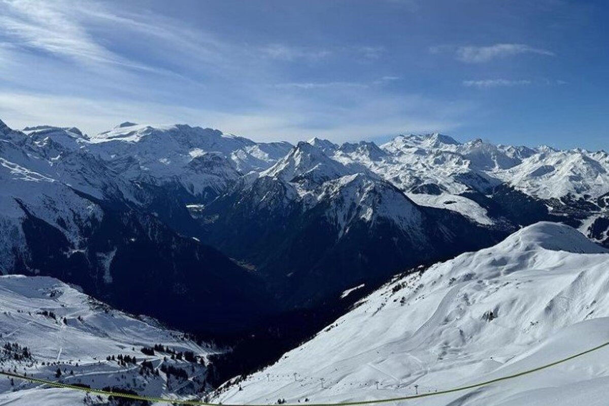 La Plagne, snow in spring 2024