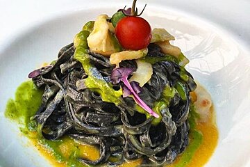 Pasta dish at Estoria el patio