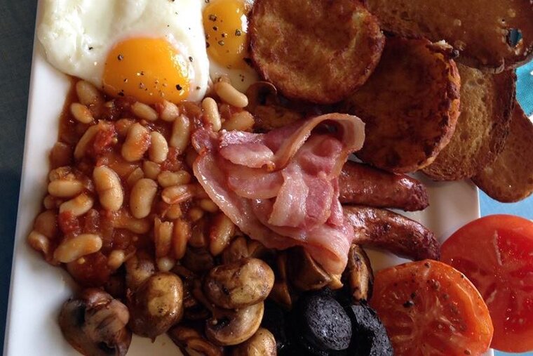 Kitsch Inn Restaurant, Les Houches breakfast