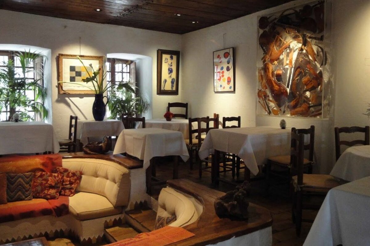 La Colombe D'Or Hotel, St Paul de Vence hotel restaurant