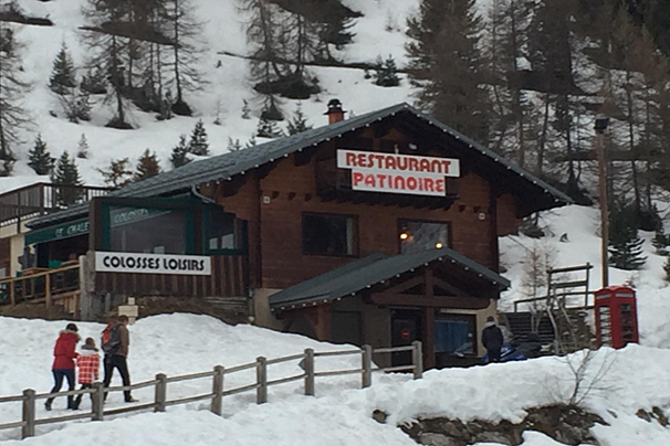 Le Chalet des Colosses Restaurant, Plagne Bellecote exterior